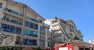 Ankara'daki çatı yangını kontrol altına alındı