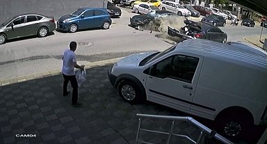 Ataşehir'de 6 aracın karıştığı kazada ortalık savaş alanına döndü