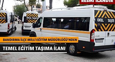 BANDIRMA İLÇE MİLLİ EĞİTİM MÜDÜRLÜĞÜ'NDEN