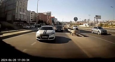 Beylikdüzü'nde makas atarak trafiği tehlikeye sokan sürücüye 7 bin 129 lira para cezası
