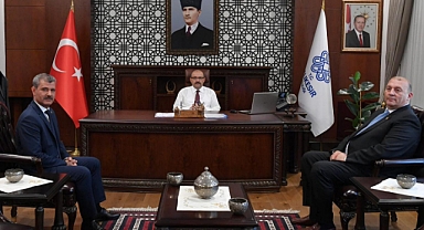 Bigadiç Belediye Başkanı Mustafa Göksel'den Vali İsmail Ustaoğlu'na Ziyaret