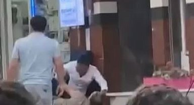 Esnafı vuran saldırganı üzerine atlayan vatandaş etkisiz hale getirdi