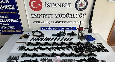 Küçükçekmece'de yasa dışı silah ticareti operasyonu: 2 gözaltı