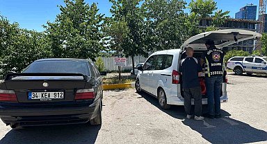 Maltepe'de drift atan sürücüye para cezası
