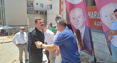 MHP Balıkesir Heyeti, Erdek İlçe Başkanlığını Ziyaret Etti