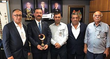 Muhtarlardan MHP'li Vekil Yüksel'e Ziyaret