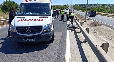 Silivri'de feci kaza: Bariyerlere çarpan motosiklet sürücüsü hayatını kaybetti