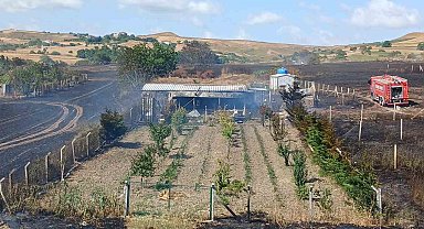 Silivri'de otluk alanda yangın: Alevler yerleşim alanına doğru ilerledi, panik yaşandı