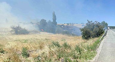 Ankara'da anız yangını kontrol altına alındı
