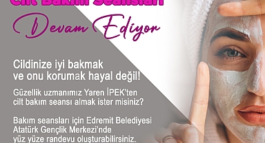 Edremit Belediyesi'nden Ücretsiz Cilt Bakım Seansları