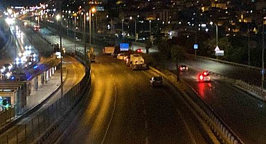 Haliç Köprüsü'nde asfalt yenileme çalışması: Ankara istikameti trafiğe kapatıldı