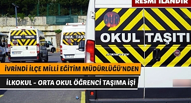İVRİNDİ İLÇE MİLLİ EĞİTİM MÜDÜRLÜĞÜ'NDEN