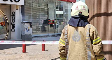 Maltepe'de elektrik panosundan çıkan yangın korkuttu