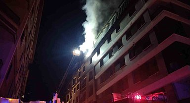 Maltepe'de korkutan yangın