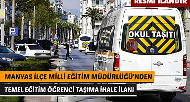 MANYAS İLÇE MİLLİ EĞİTİM MÜDÜRLÜĞÜ'NDEN