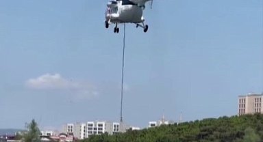 Pendik Aydos Ormanı'ndaki yangına müdahale sürüyor