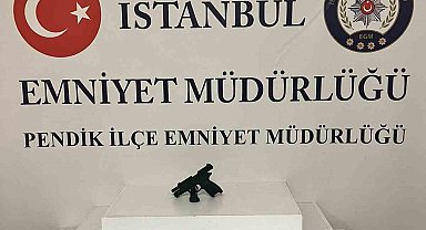 Pendik'te motosikletli genci silahla tehdit eden 2 şüpheliden biri yakalandı