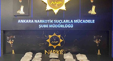 Ankara'da 10 kilogram esrar ele geçirildi