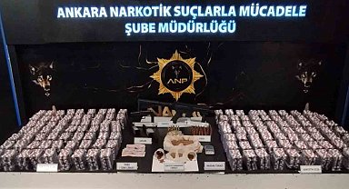 Ankara'da 22 binden fazla sentetik ecza ele geçirildi: 2 şüpheli yakandı