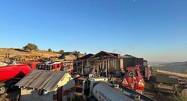 Ankara'da yanan ahırda 26 büyükbaş hayvan telef oldu