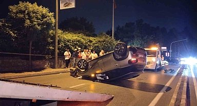 Beykoz'da trafik kazası: 1 yaralı
