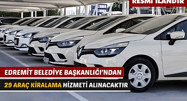 EDREMİT BELEDİYESİ DESTEK HİZMETLERİ MÜDÜRLÜĞÜ'NDEN