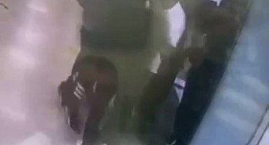 Esenyurt'ta hastane güvenliğine yumruklu saldırı kamerada