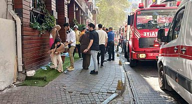 Fatih'te otel yangınında mahsur kalan 6 kişi kurtarıldı