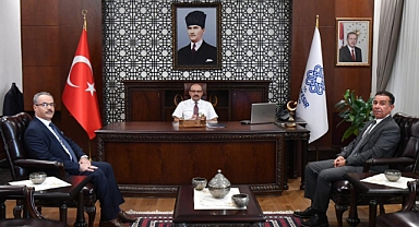 Hazine ve Maliye Bakanlığı Yetkilileri Vali İsmail Ustaoğlu’nu Ziyaret Etti