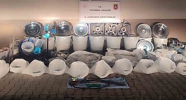 Silivri'de villada 1 ton 50 kilo uyuşturucu ele geçirildi