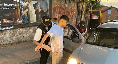 Şişli'de polisten narkotik uygulaması