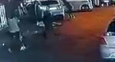 Bağcılar'da dehşet anları kamerada