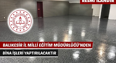 BALIKESİR İL MİLLİ EĞİTİM MÜDÜRLÜĞÜ'NDEN