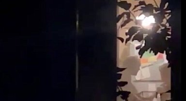 Başakşehir'de babadan oğluna "test" dayağı: O anlar kamerada