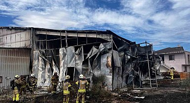 Çatalca'da fabrika yangın paniği