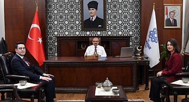 Çavdarhisar Kaymakamı Abdullah Gedik, Vali İsmail Ustaoğlu’nu Ziyaret Etti