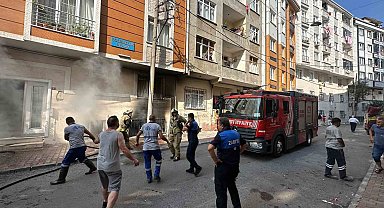 Esenler Belediyesi temizlik işçileri yangında mahsur kalan 3 çocuğu kurtardı