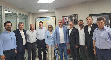 Eski Başkan Biçki'den Yalçın'a Ziyaret