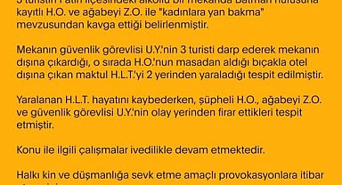 Fatih'te "kadınlara yan bakma" kavgasında kan aktı: 1 ölü
