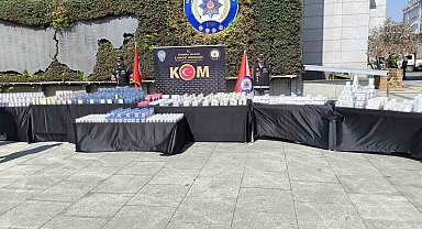 İstanbul'da 150 milyon liralık kaçak ilaç ele geçirildi