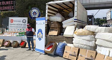 İstanbul'da 3 milyon liralık sahte kozmetik ve temizlik ürünü ele geçirildi
