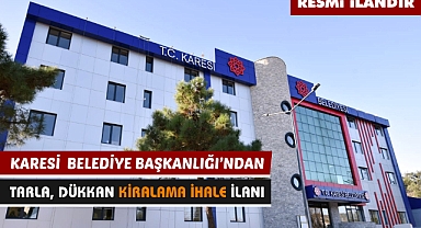 KARESİ BELEDİYE BAŞKANLIĞI'NDAN