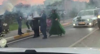 Pendik'te düğün konvoyu yaparak yolu kapatan sürücülere para cezası