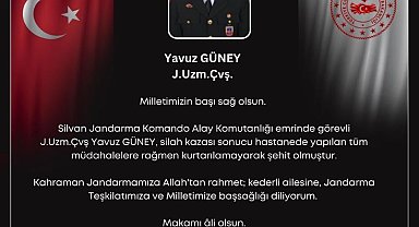 Silah kazası sonucu yaralanan uzman çavuş hastanede şehit oldu