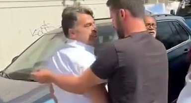 Ümraniye'de İETT şoförü ile sürücüler arasındaki tartışma kamerada