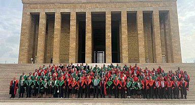 Yargıtay üyeleri adli yıl açılışı dolayısıyla Anıtkabir'i ziyaret etti