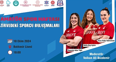 Balıkesir Gençlik ve Spor İl Müdürlüğü'nden Zirvedeki Sporcu Buluşmaları Etkinliği