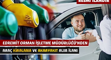 EDREMİT ORMAN İŞLETME MÜDÜRLÜĞÜ'NDEN