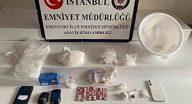 Esenyurt'ta polisin takibe aldığı ev uyuşturucu yuvası çıktı