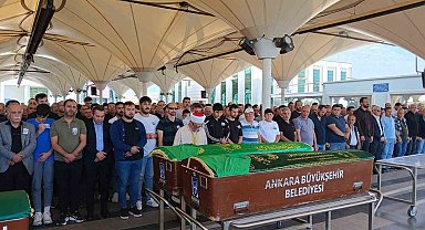 Polis memuru eşi tarafından öldürülen kadın son yolcuğuna uğurlandı
